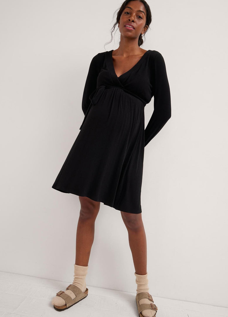 Kim Kardashian Inspired Black Maternity Pregnant Formal Dress with Cape